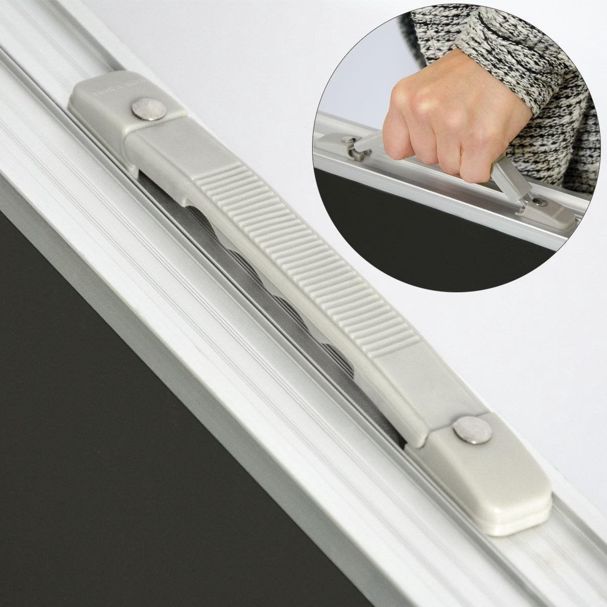  Aluminium Kampeertafel 120x60cm - Campingtafel Inklapbaar - 3-voudig Verstelbare Vouwtafel Antraciet