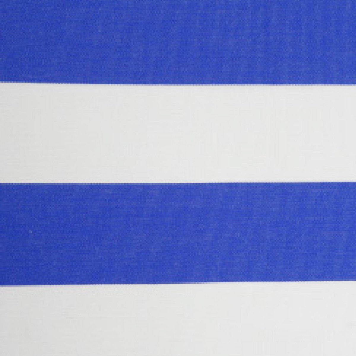 Sunline TOPPER!! Strand Windscherm Kobalt Blauw - Wit - 5 Meter Sterk Dralon Met 2 Delige Stokken 180 Cm -Doekhoogte 140 Cm