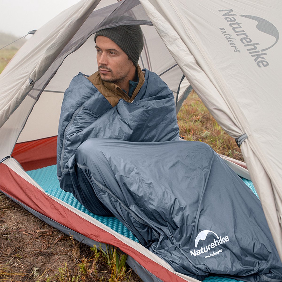  Naturehike® Slaapzak - Lichtgewicht - 190*75cm - Compact - Waterdicht - 3 Seizoenen Slaapzak Lente, Zomer &amp; Herfst - Outdoor - Slaapzakken Volwassen &amp; Kinderen