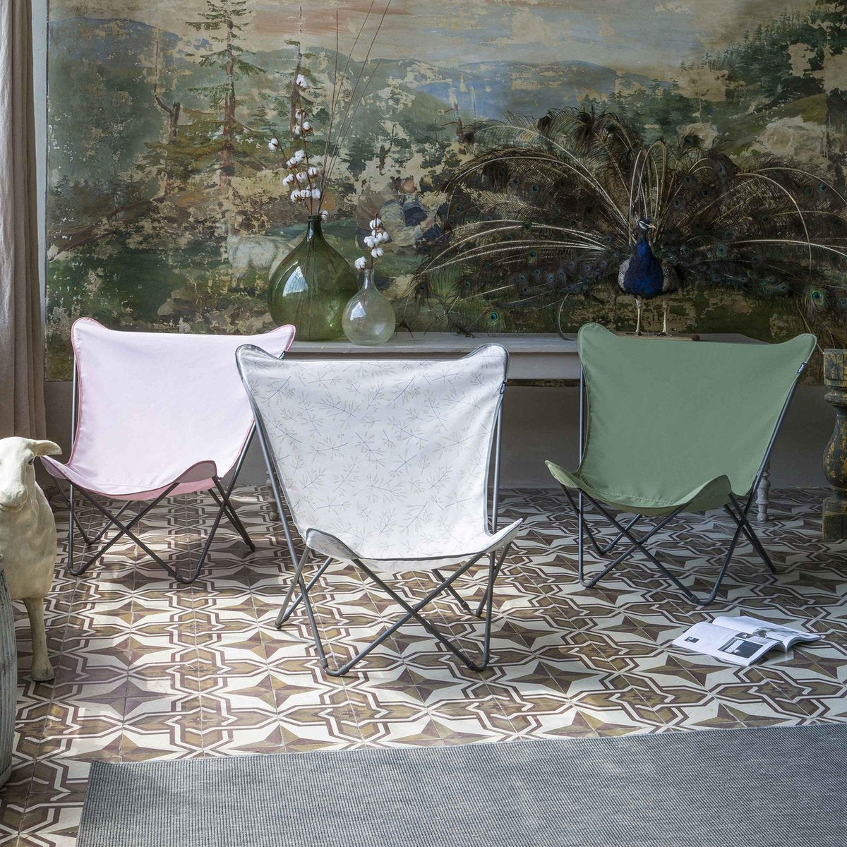  LAFUMA Pop Up XL - Vlinderstoel - Inklapbaar - Vert Kaki