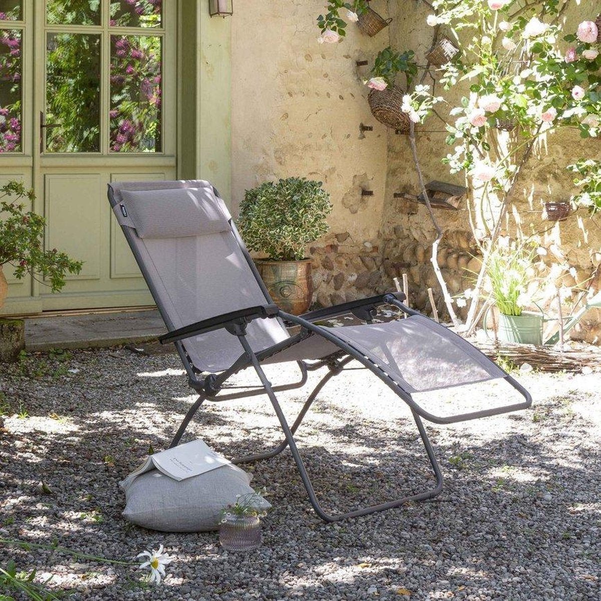  LAFUMA R Clip - Relaxstoel - Verstelbaar - Inklapbaar - Zero Gravity - Magnolia/Light Pink