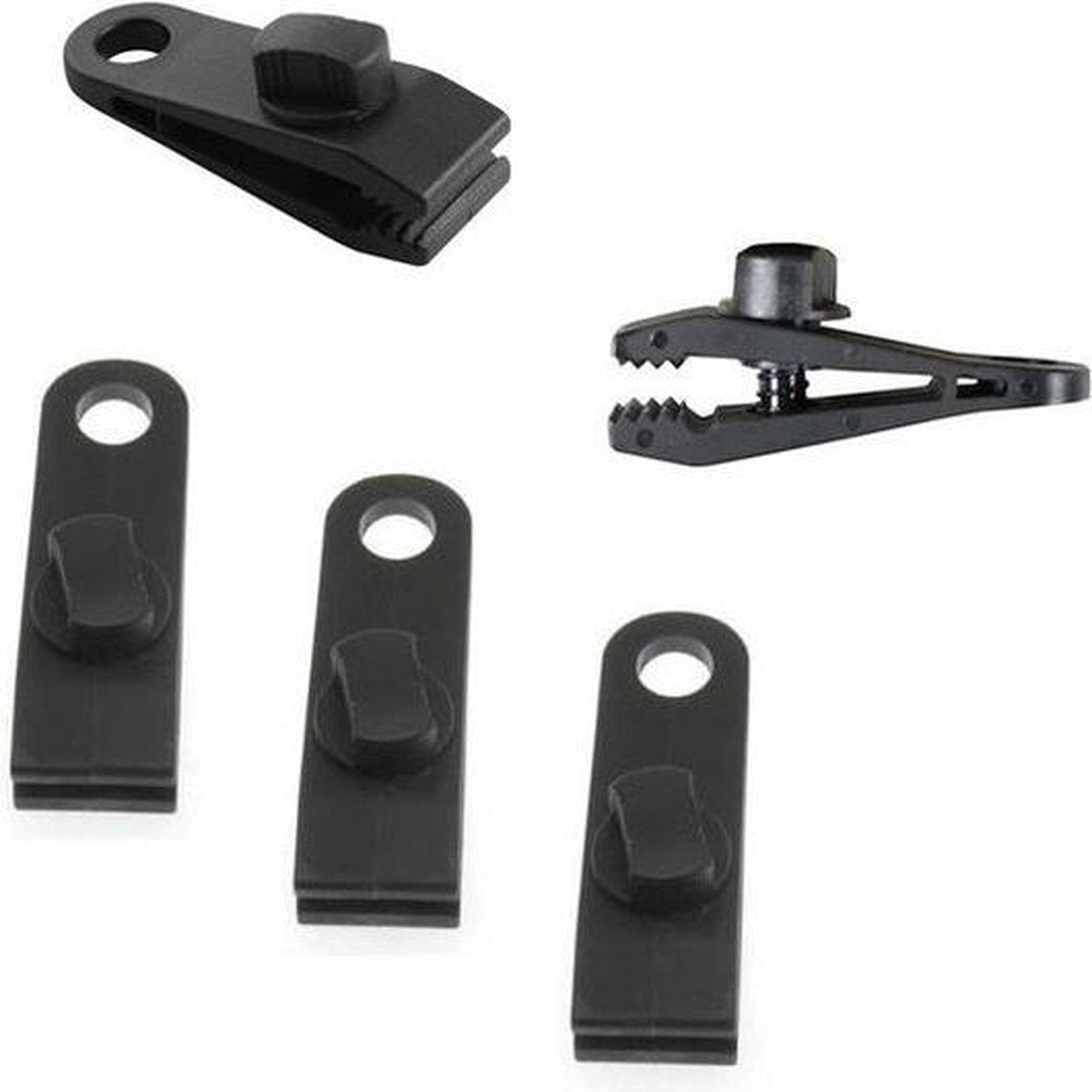 4x Zeilklemmen / Zeilclips Van Kunststof - Dekzeil / Afdekzeil Klemmen