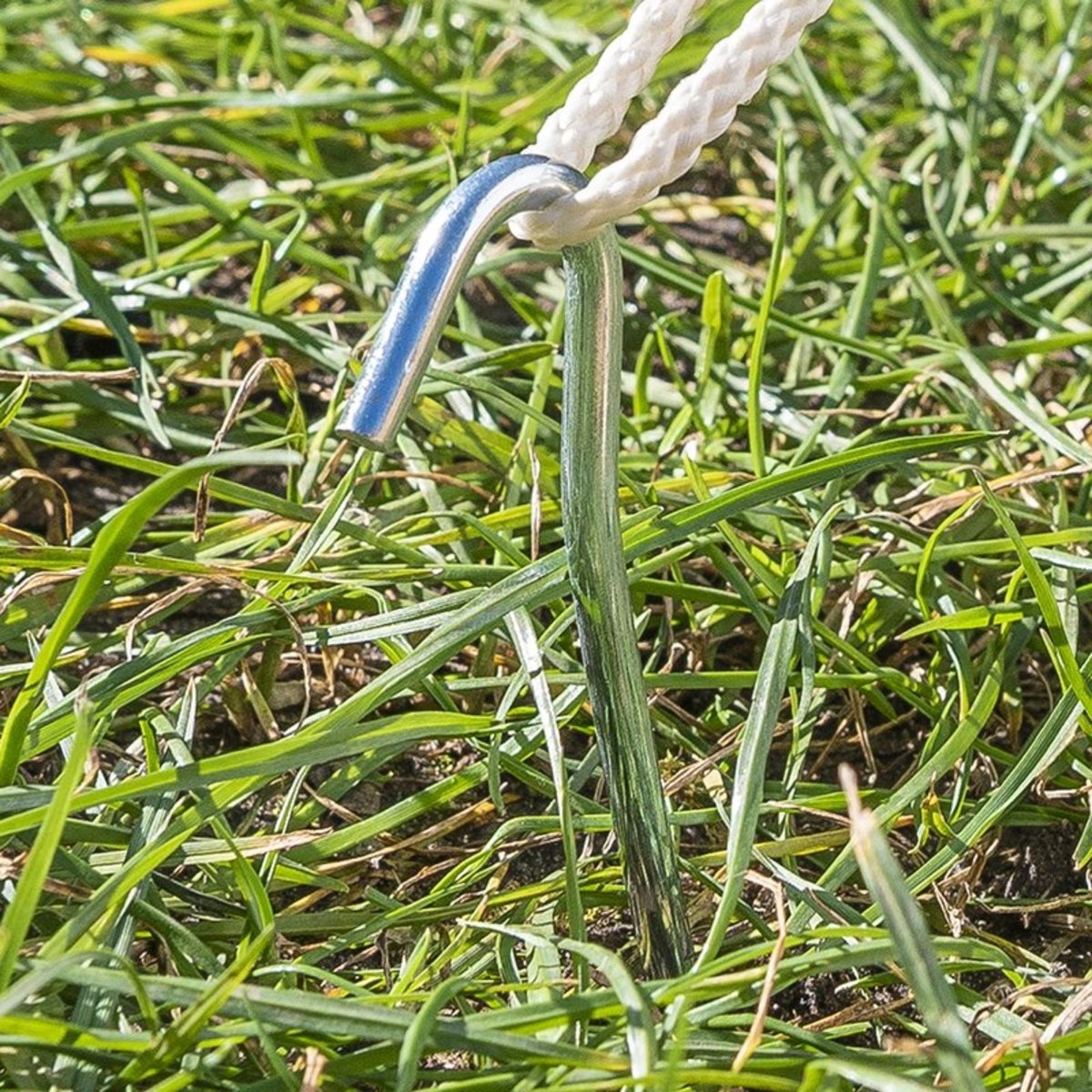 PROPLUS 10x Stuks Grondpennen/tentharingen Metaal Halfrond 30 Cm - Kampeer Artikelen Voor Tent Of Windscherm