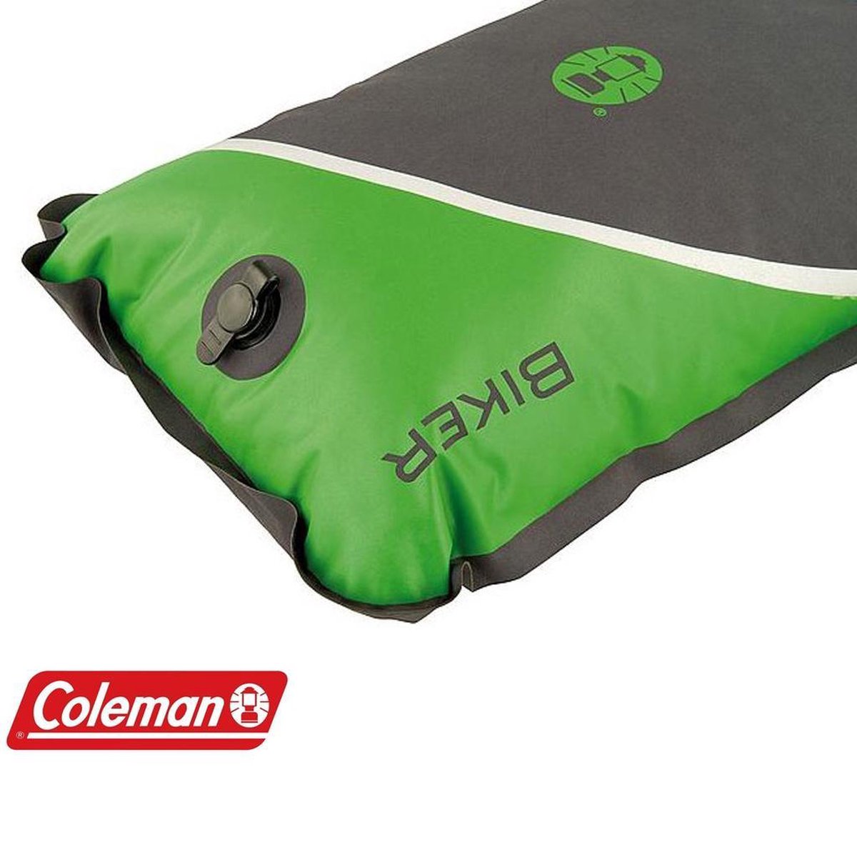  Coleman Biker Mummy Slaapzak - 220 X 80 X 55 Cm - Grijs/groen