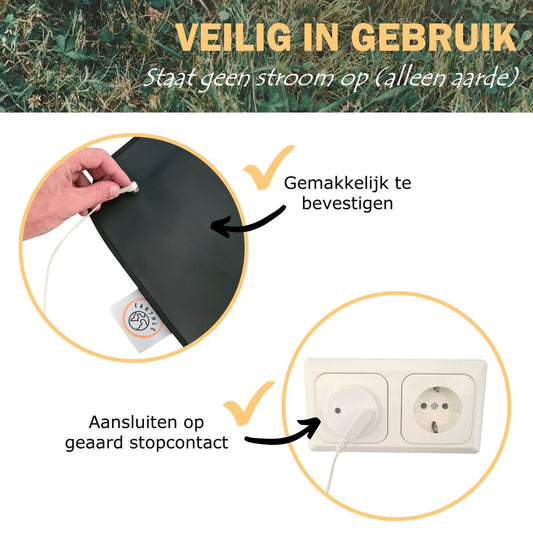  Earthle Earthing Slaapmat - Aardingsmat - Aarden - Earthing Mat - Aarding - Grounding Mat