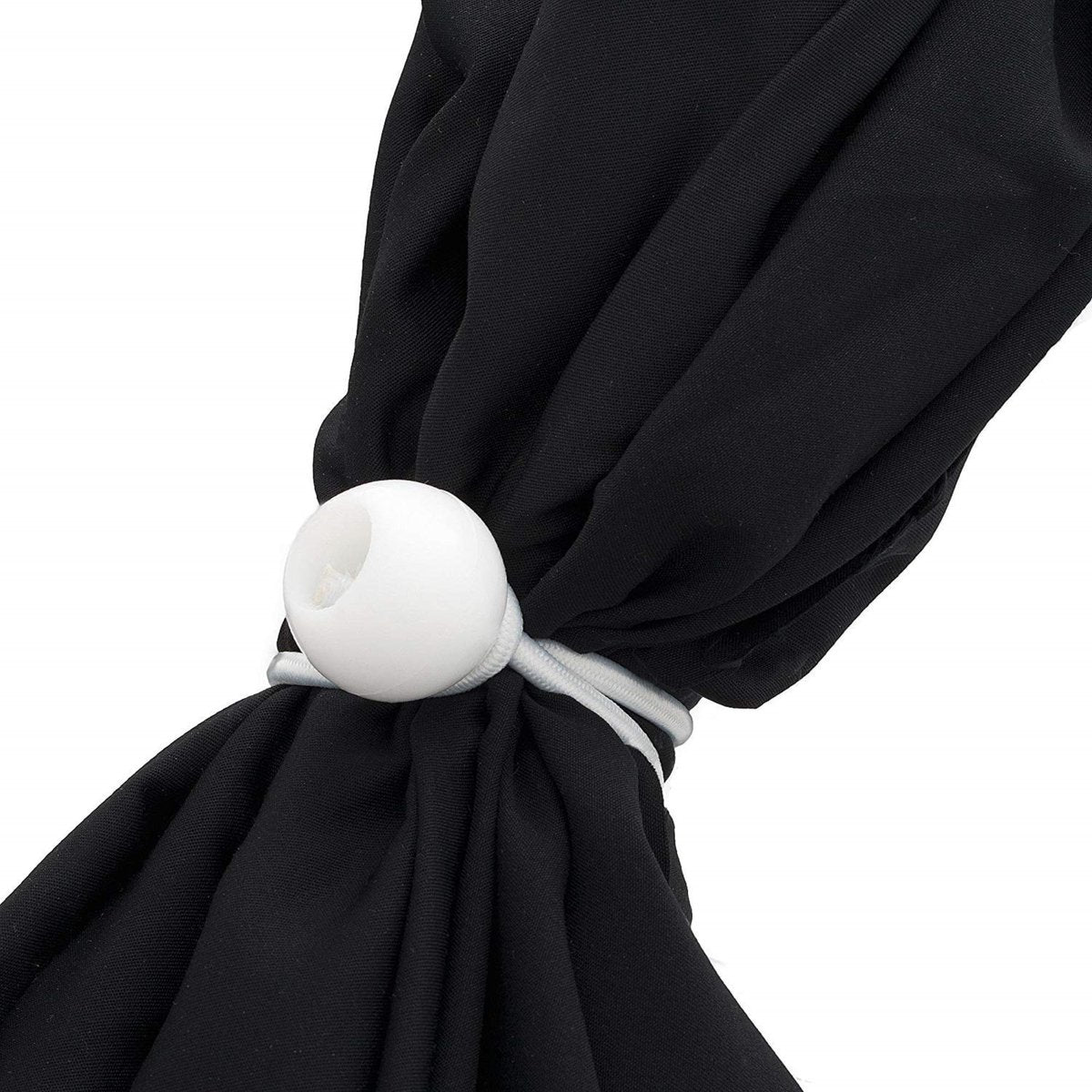  Elastiek Met Bal Wit - 12 Delig - Spanelastiek - 17cm - Benson