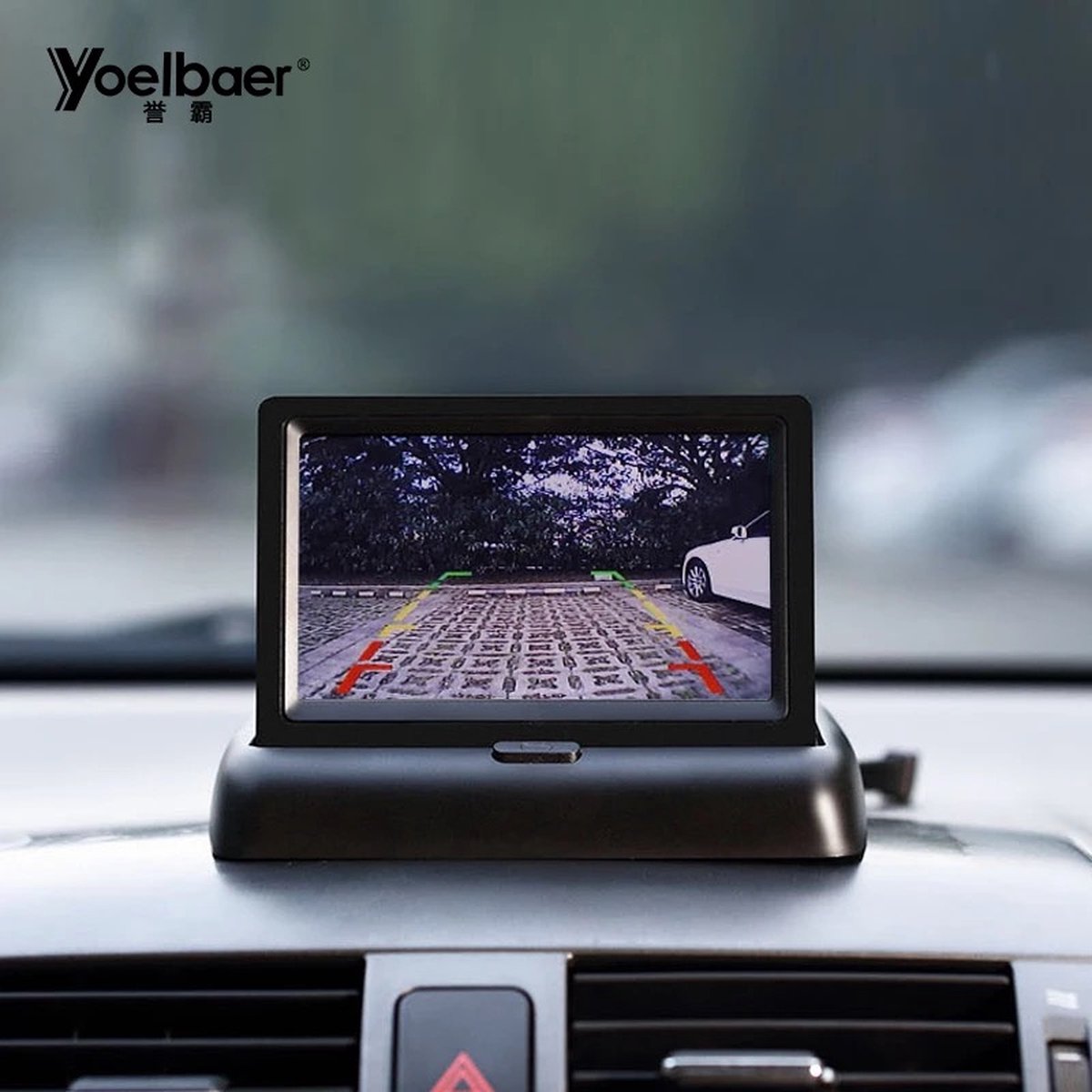  Yoelbaer Draagbare Display 4.3 Inch Color LCD TFT Monitor