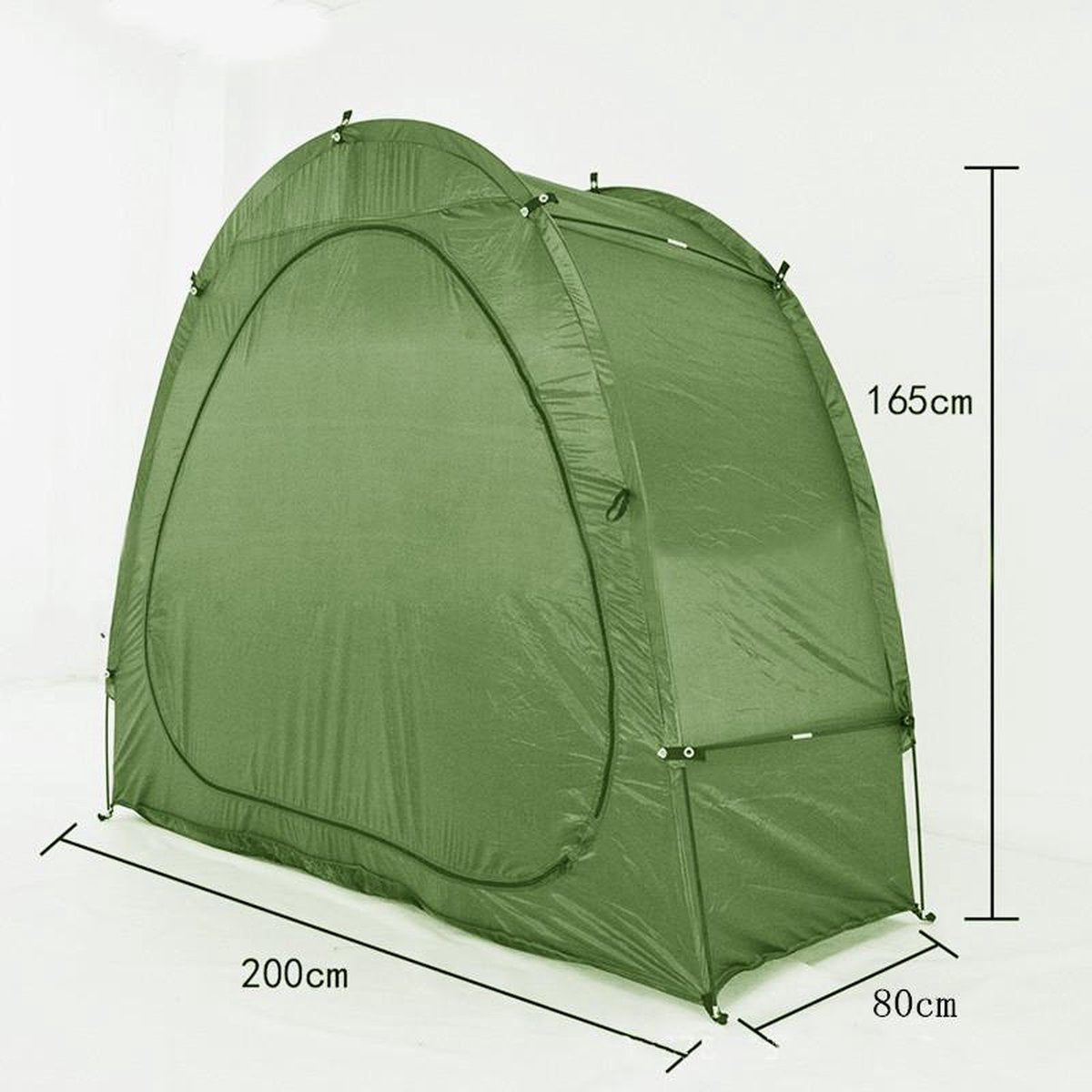 Merkloos Fietstent,Beschermhoes Fietsenschuur, Tent Voor Camping In De Open Lucht-groen 200*80*165CM