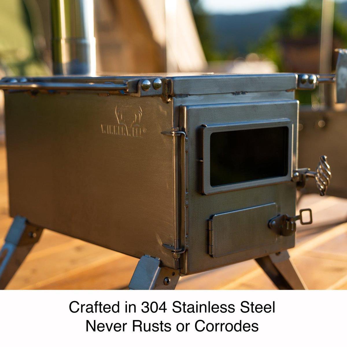  Winnerwell Nomad Cook Camping Houtkachel - Medium