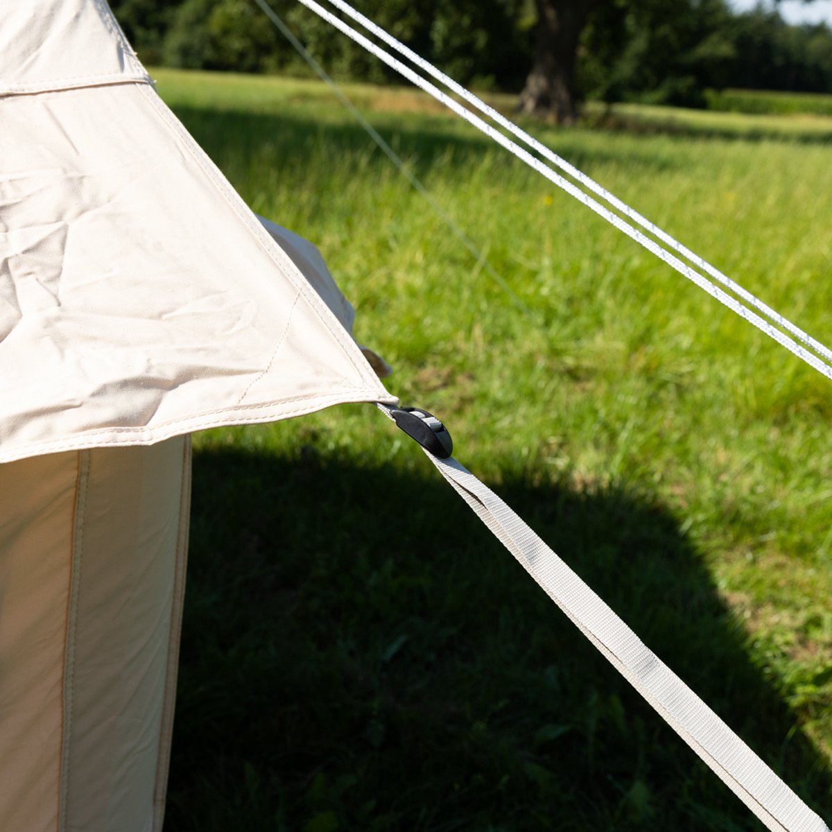  Opblaasbare Vier Persoons Tent Beige 300x200x210 Cm