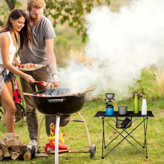  Relaxdays Campingtafel Inklapbaar - Kampeertafel - Klaptafel - Picknicktafel - Draagzak