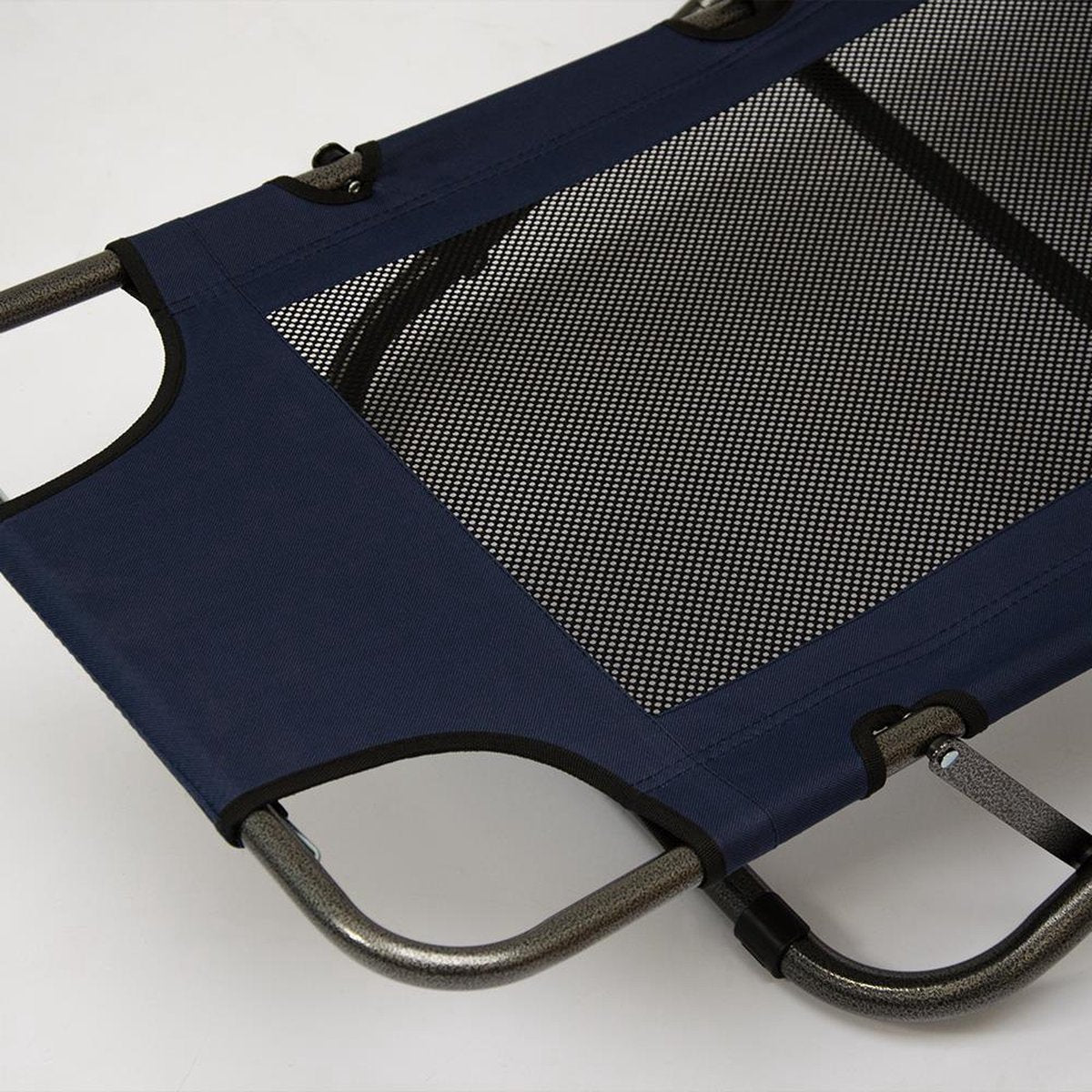  Ligstoel 155x60cm - Opvouwbaar Campingstoel Ligbed Strandstoel Tuinstoel Vouwligstoel Blauw