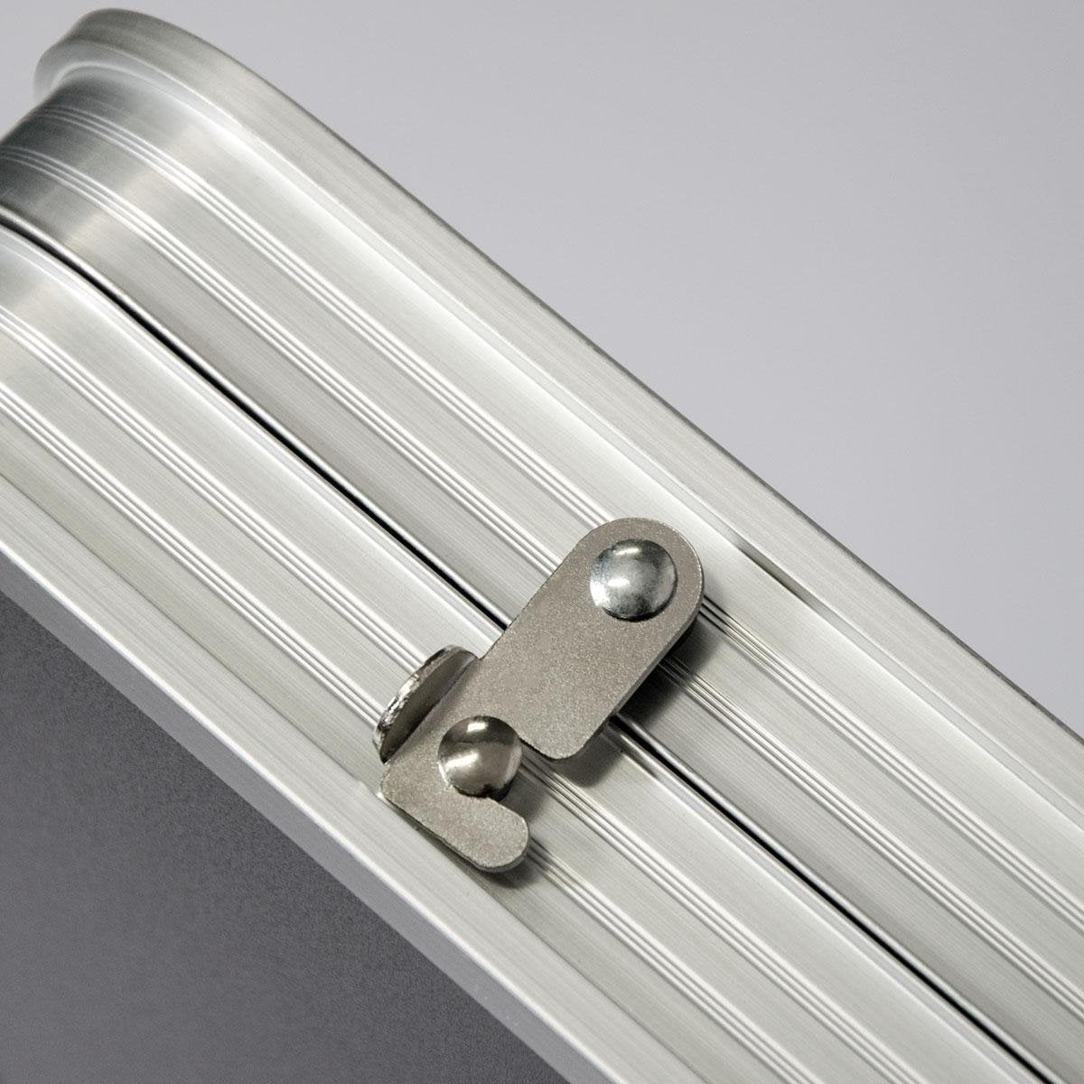  Aluminium Kampeertafel 120x60cm - Campingtafel Inklapbaar - 3-voudig Verstelbare Vouwtafel Antraciet
