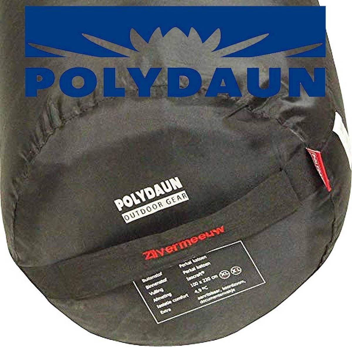  Polydaun Zilvermeeuw Slaapzak - XXL - Petrol - 100x220 Cm
