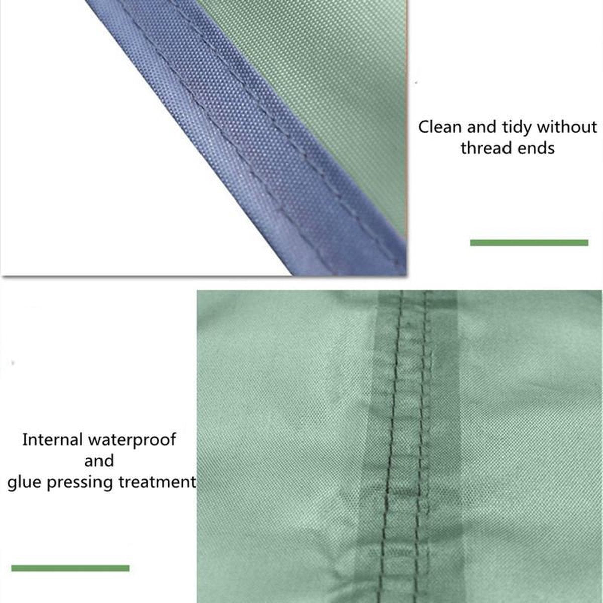 Merkloos TDR - Outdoor Draagbaar Zonnescherm Met Opbergtas - Waterdicht - Tarps Voor Kamperen 300 *300cm - 3-4 Personen -Leger Groen