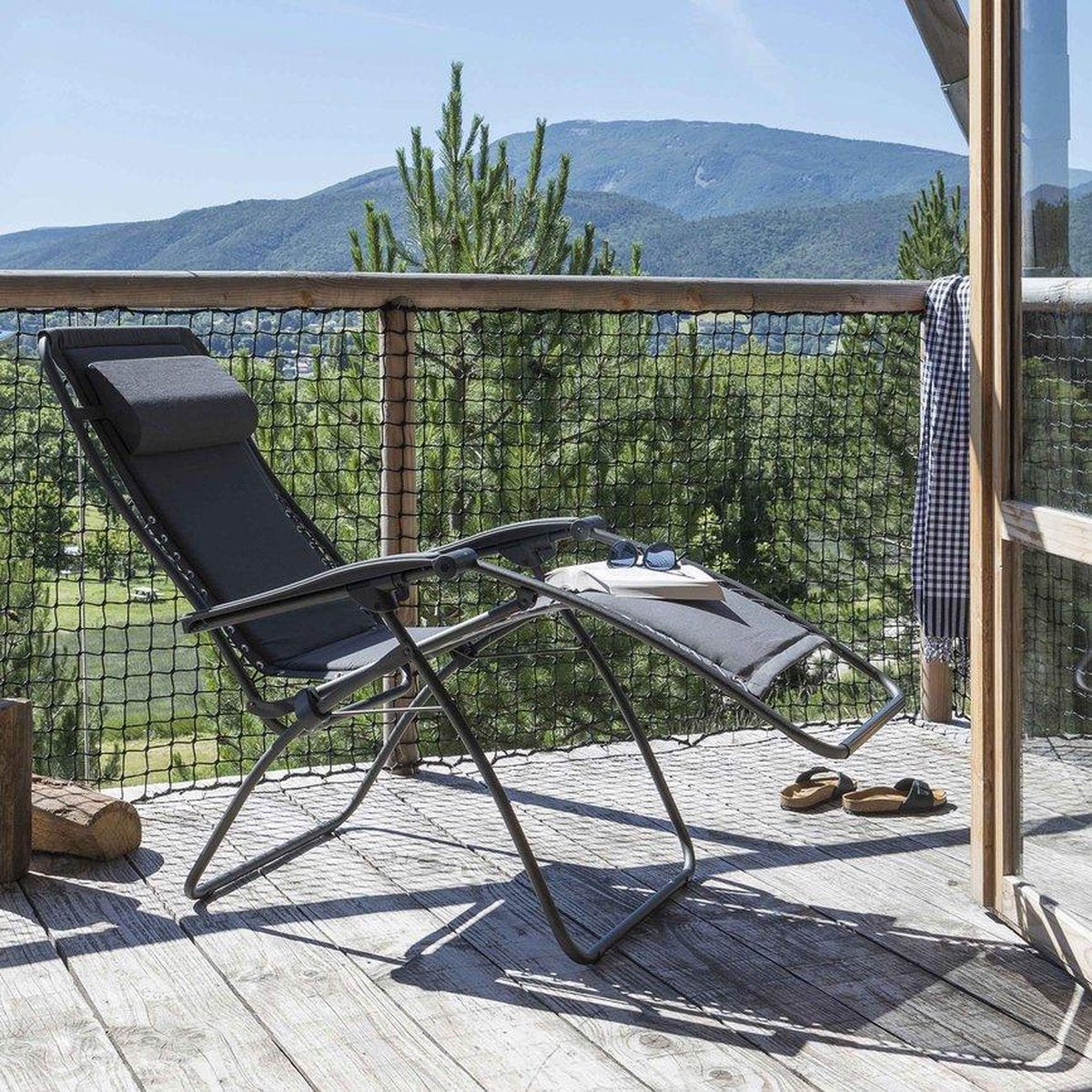  LAFUMA RSX Ardoise - Relaxstoel - Verstelbaar - Inklapbaar - Zero Gravity -