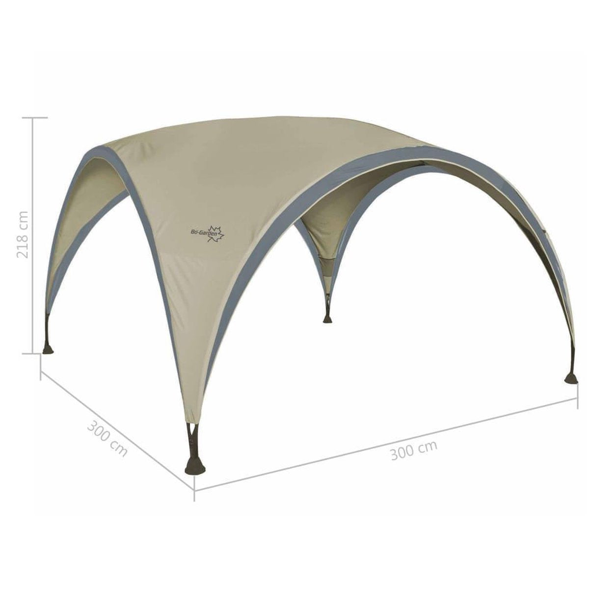  Bo-Camp Party Shelter - Partytent Small - 3x3x2,18 Meter