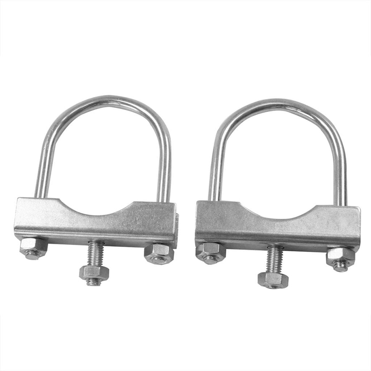PROPLUS Pro Plus Klem Voor Neuswielen Of Steunpoten Ø 48 Mm - Met U-Beugel 60/70 Mm - 2 Stuks