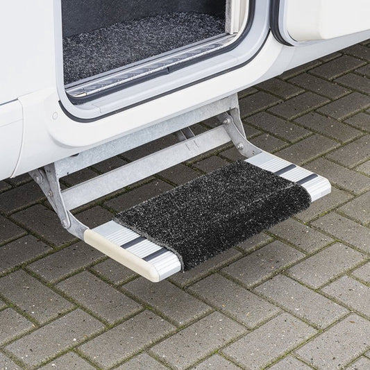 PROPLUS Pro Plus Mat Voor Camper Opstapje - Zwart - 46 X 40 Cm