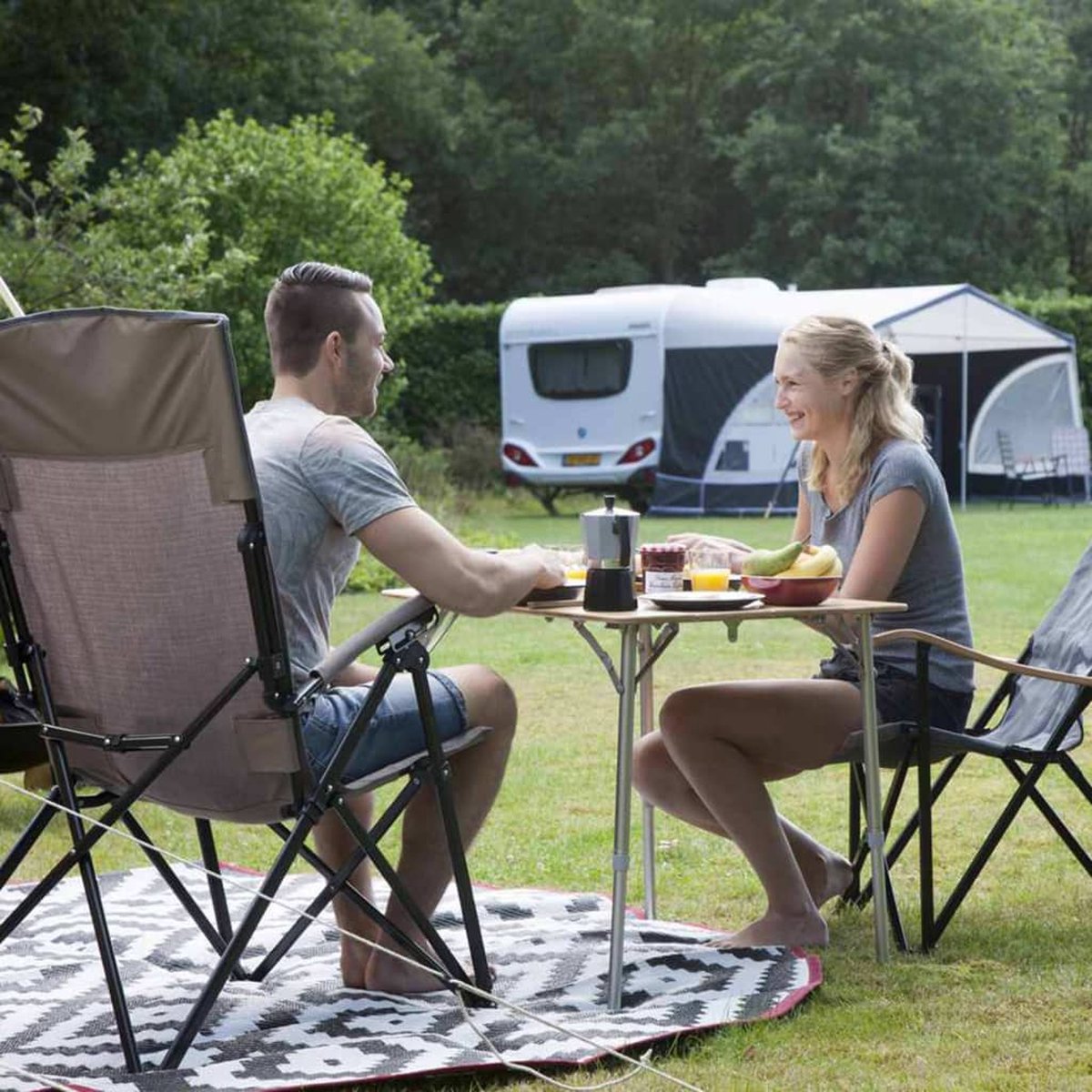  Bo-Camp Urban Outdoor - Buitenkleed - Rond - Ø 200 Cm