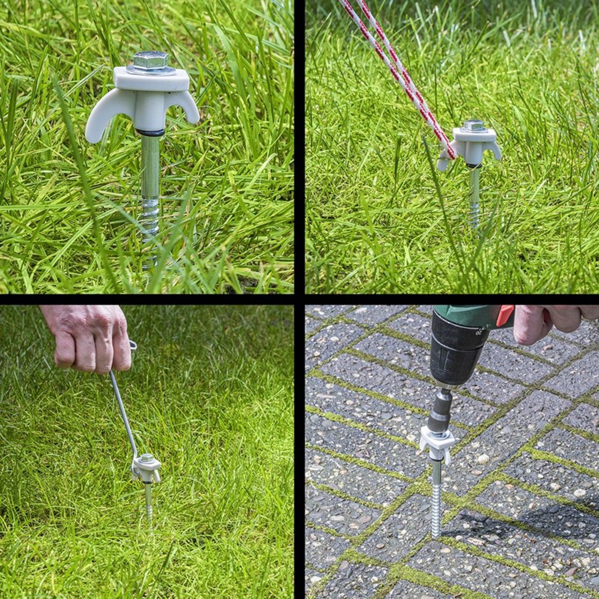 PROPLUS Pro Plus Tentharing Set - 20 Stuks - Ø 7 X 200 Mm - Schroefbaar - Adapter + Koffer