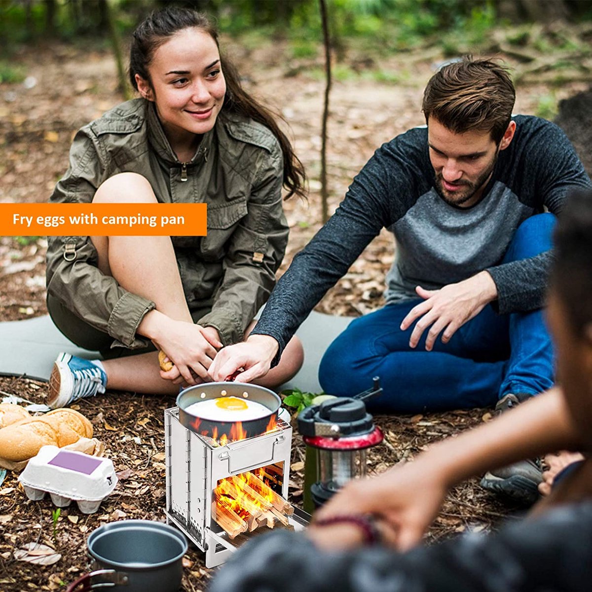  House Of Husk Draagbaar Houtkachel Voor Kamperen - Klein Camping Oven - Kampeer Kachel - Camping Kooktoestel - Camping Accessoires