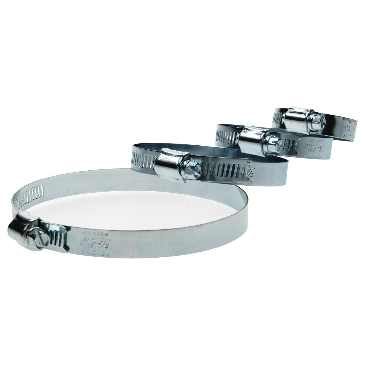 Benson 4 Delige Slangklemmen Set Inclusief Jumboklem Groot | Klemmen Set Voor Om De Tuinslang Afvoerslang Of Doucheslang Verschillende Formaten | Slang Koppeling Klem