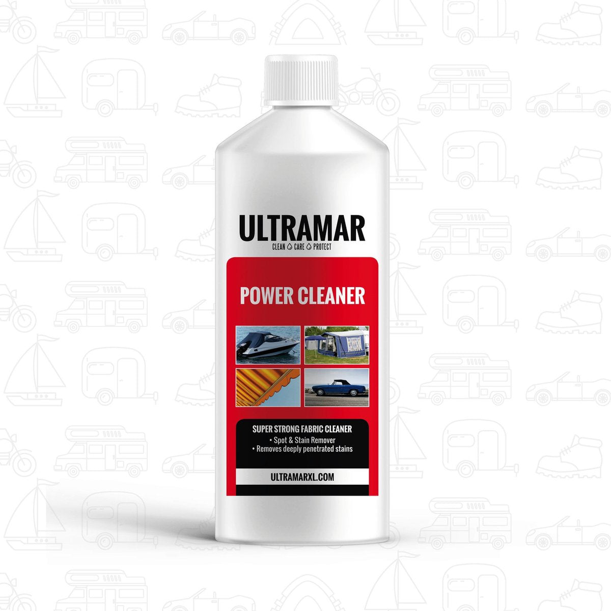  Ultramar - Power Cleaner 1L - Tentdoekreiniger Voor Bootkap, Tent, Cabriodak