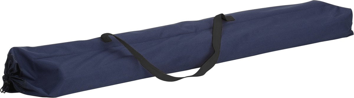  Campart Campingtafel XL TA-0806 - Opvouwbaar, Lichtgewicht En Met Verstelbare Poten - Kampeertafel Inklapbaar Inclusief Opbergtas - 140 X 80 X 70 Cm - Wit