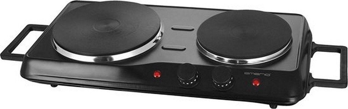  Emerio HP-114482.1 Dubbele Elektrische Kookplaat Zwart