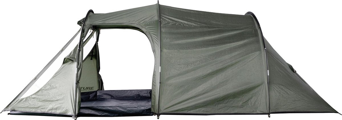  Capture Outdoor, 3-Man XXL Tent "Seikan XTR-3", Voor 3 XXL Personen, 215x400x155cm, DeLuxe Tent En Canvas, "Airflow System", …