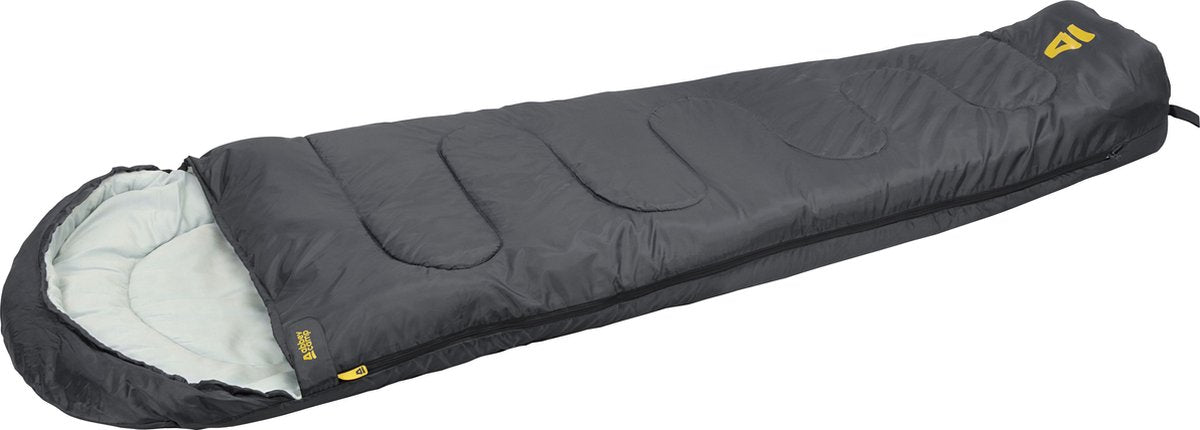  Abbey Camp Slaapzak Mummie - Grijs - 210 X 80/50 Cm