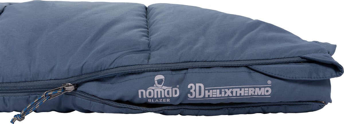  NOMAD® Blazer Slaapzak | 205x80cm Blauw | Lichtgewicht &amp; Kwalitatief | Slaapzak | Incl Hoes