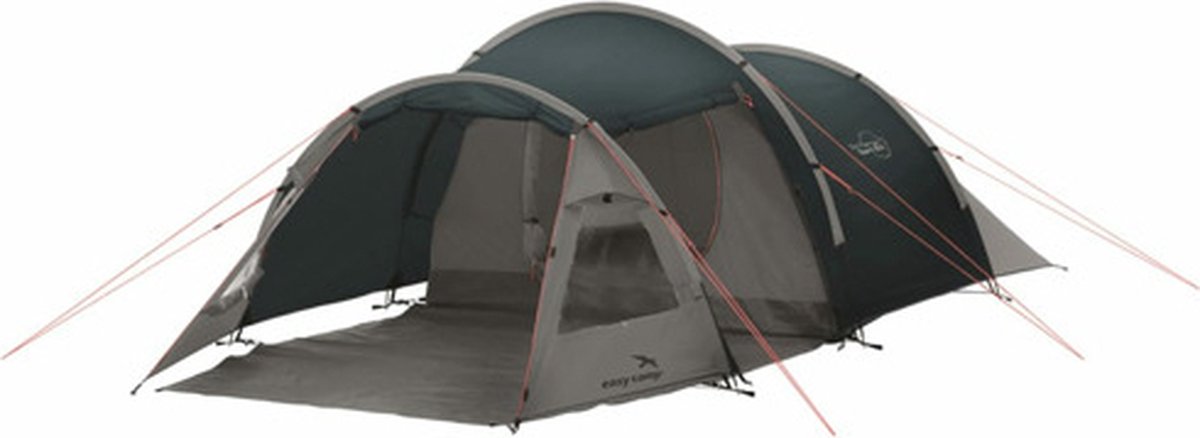  Easy Camp Tunneltent 4-persoons Spirit 300 Staalgrijs En Blauw