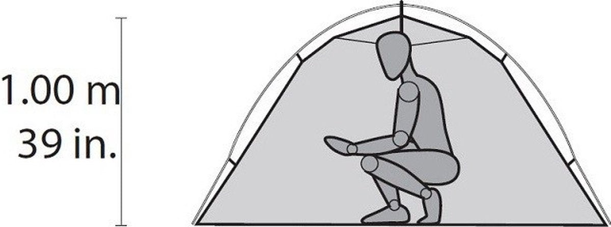 Msr Hubba Hubba Nx Tunneltent - Groen - 2 Persoons
