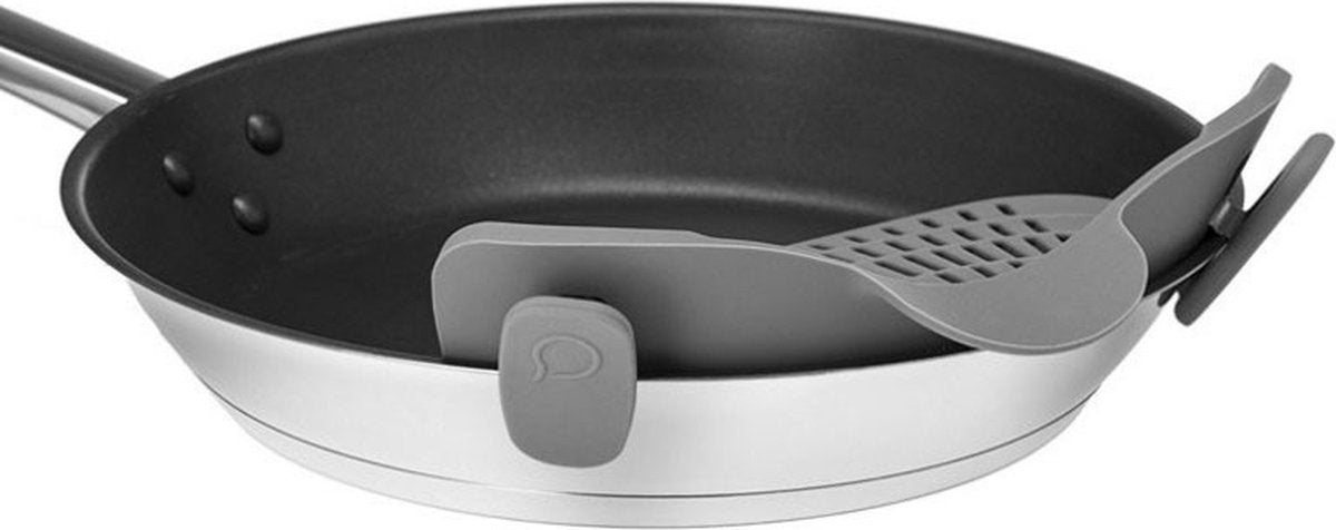  SensaHome- Siliconen Vergiet - Keuken Afgietdeksel - Afgiethulp - Siliconen - BPA Vrij - Grijs