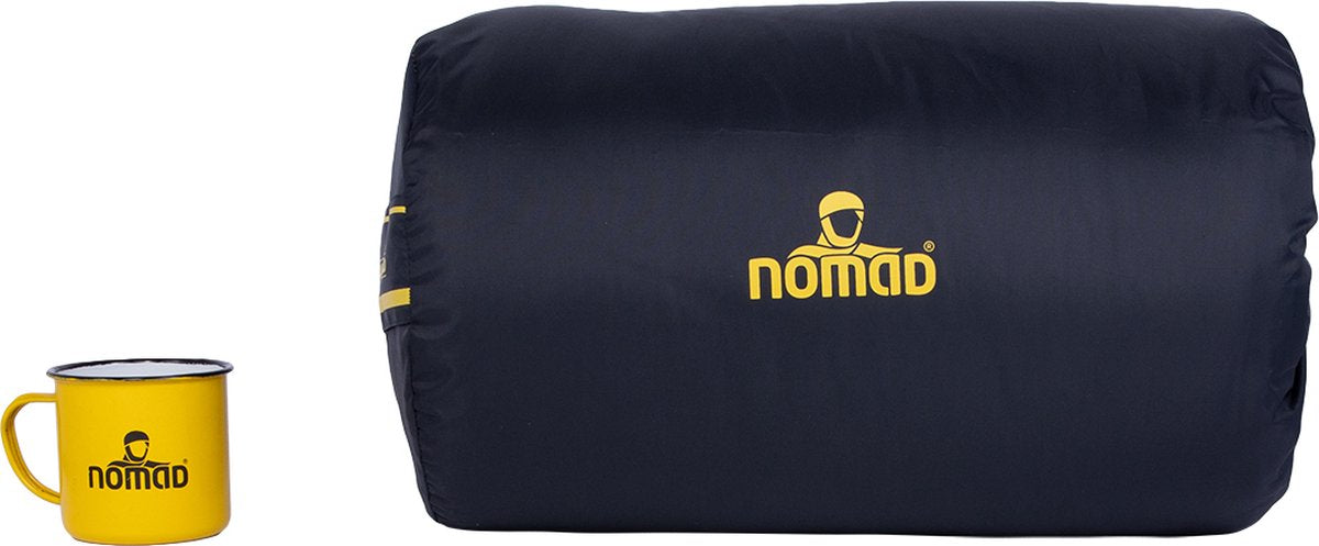  NOMAD® Bronco Slaapzak | 205x80cm Blauw | Lichtgewicht &amp; Kwalitatief | Slaapzak | Incl Hoes