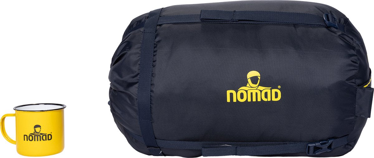  NOMAD® Triple-S Premium Plus Slaapzak (Links) | 220x80cm Groen | Lichtgewicht &amp; Kwalitatief | Slaapzak | Incl Hoes