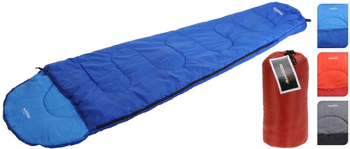  Redcliffs -Slaapzak-Mummy-L-kamperen-festival-roadtrip-backpacken-Blauw
