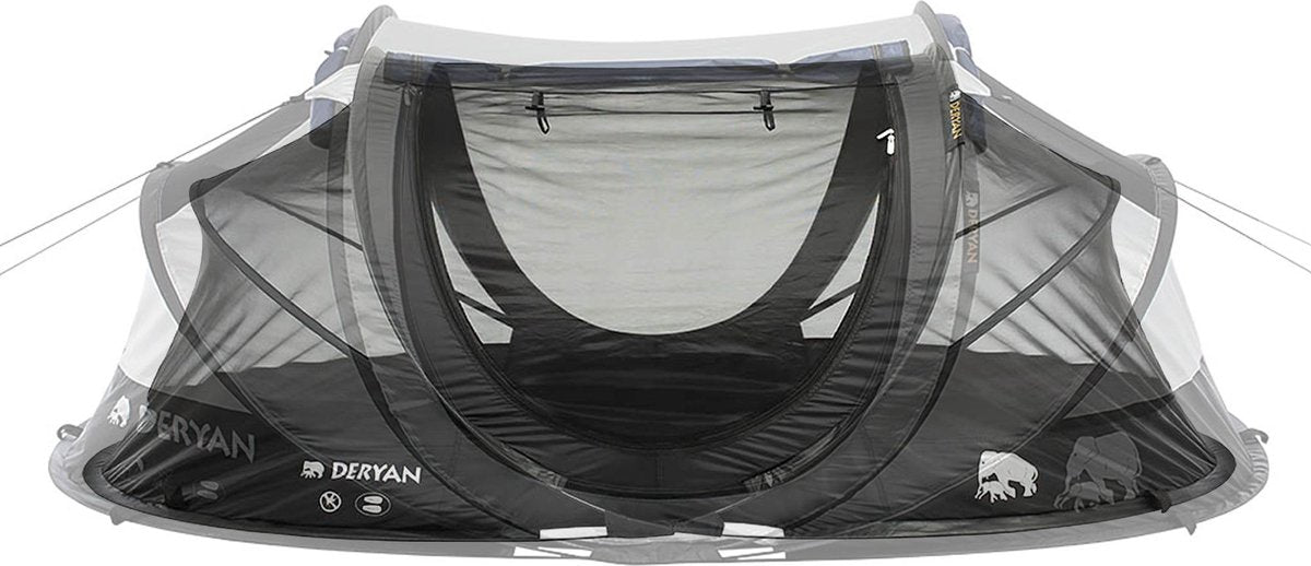  Deryan Luxe Pop-up Reisklamboe - Lichtgewicht 2 Persoons Klamboe – Geimpregneerd - Slaapcompartiment Voor Tent - Binnentent