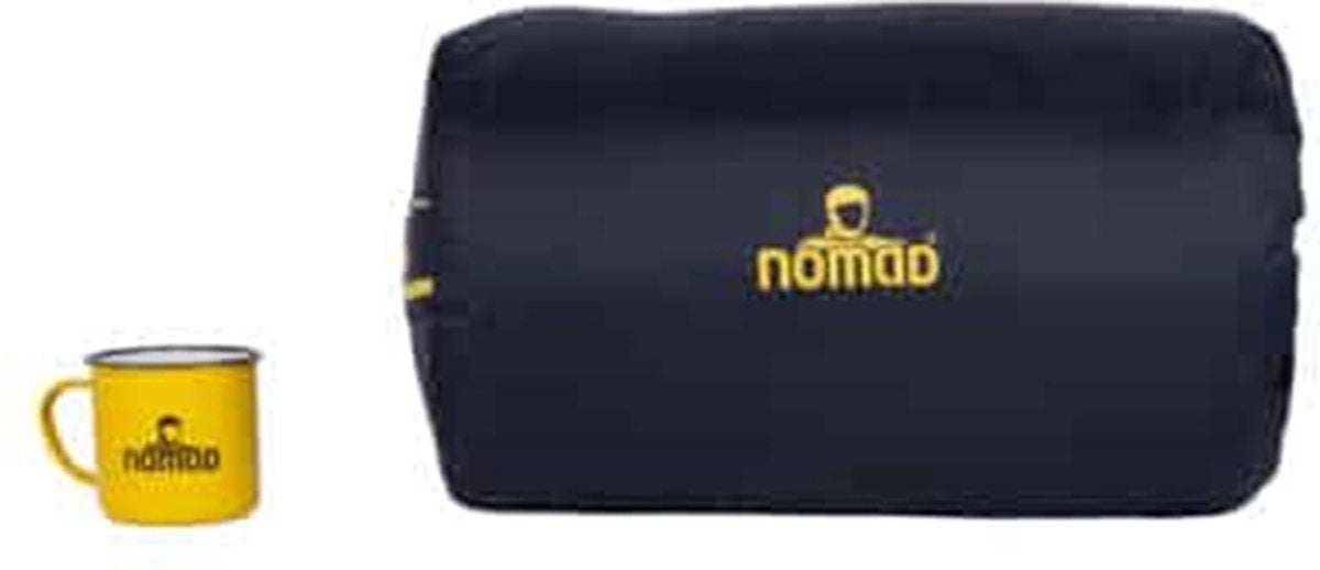  NOMAD® Bronco Slaapzak | 205x80cm Blauw | Lichtgewicht &amp; Kwalitatief | Slaapzak | Incl Hoes