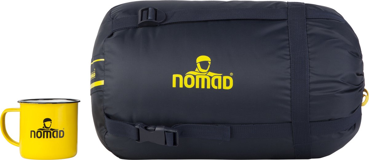  NOMAD® Inca 1200 Slaapzak | 210x80cm Blauw | Lichtgewicht &amp; Kwalitatief | Mummy Slaapzak | Incl Hoes