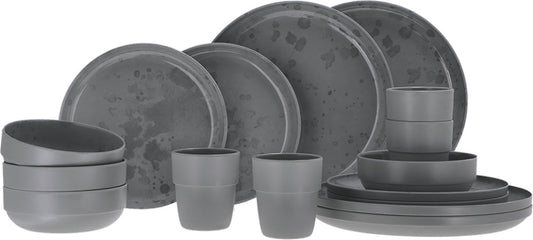  Travellife Palma Serviesset Dark Grey 16-delig