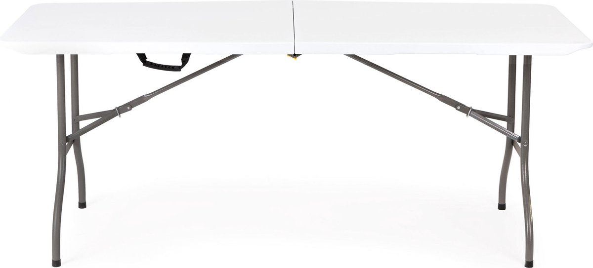  Inklapbare Tafel - Opklaptafel - 180x70x73,5 Cm - Wit