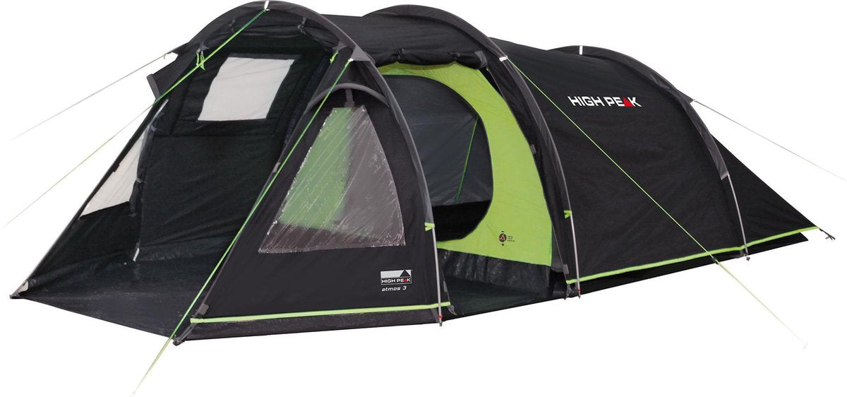  High Peak Atmos 3 Tunneltent - Donkergrijs - 3 Persoons
