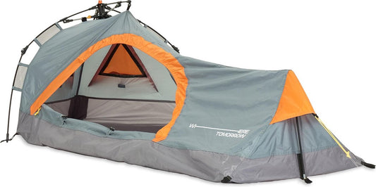  Where Tomorrow Solo Tent Pop Up 225X100X57 Cm - Grijs - 1 Persoons