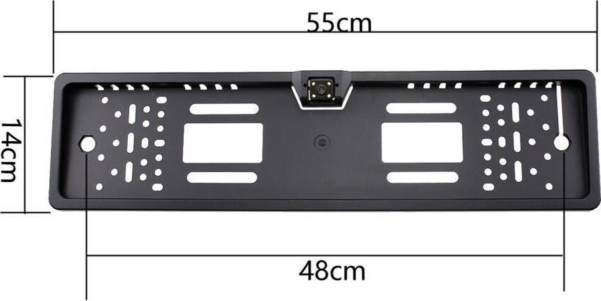 Kenteken Plaathouder Met Achteruitrijcamera | 4 LED | Infrarood