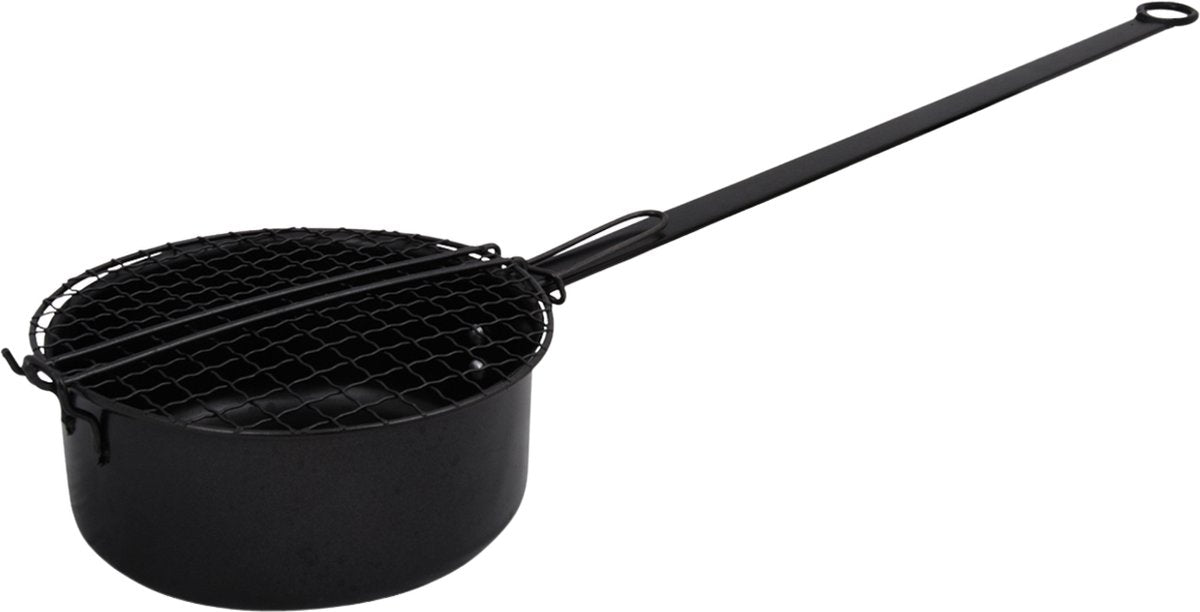  3BMT Popcorn Pan Voor Kampvuur - Met Popcorn Mais - Ook Voor BBQ