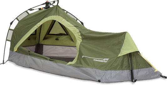  Where Tomorrow Solo Tent 225X100X57 Cm - Groen - 1 Persoons