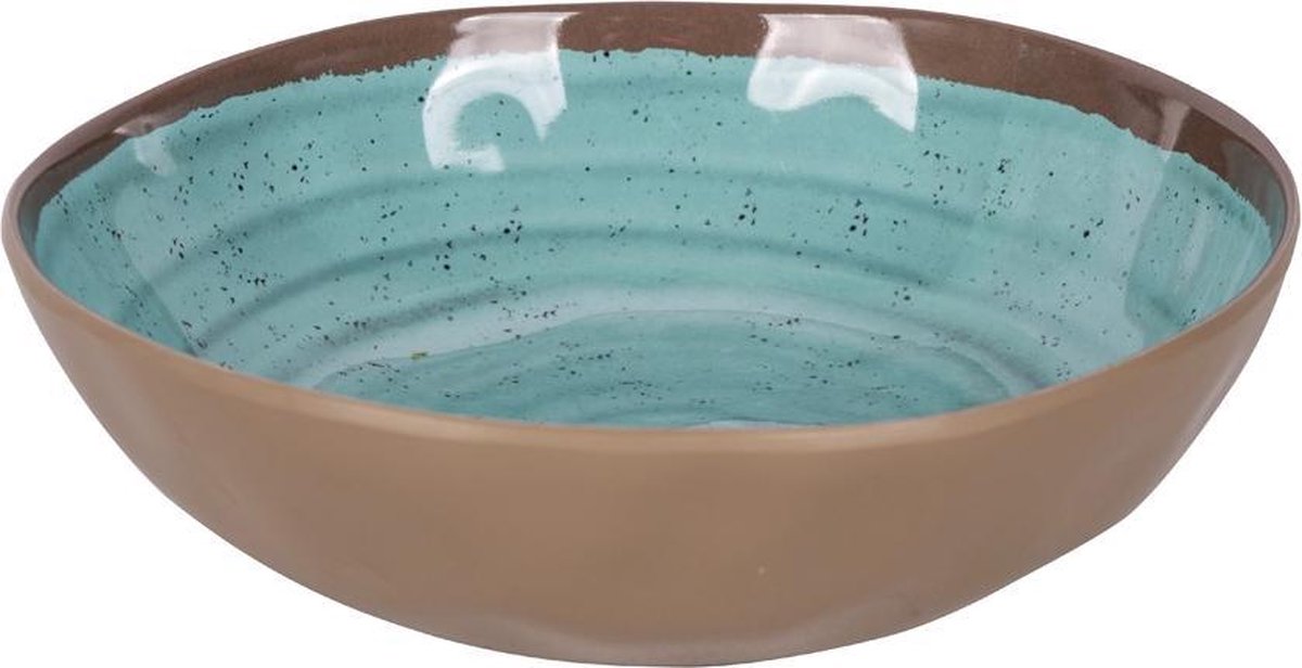  Bo-Camp Kom - Halo - 100% Melamine - 4 Stuks - Aqua